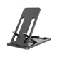 Держатель для телефонов и планшетов HOCO Freedom metal folding desktop stand HD5 |4.5-7"| black - изображение 1