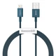 Кабель зарядный Baseus USB - Lightning Superior 2.4 A 2 м Blue (CALYS-C03) - изображение 1