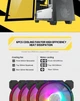 Корпус GameMax Aero Mini с 4 ARGB вентиляторами - изображение 11