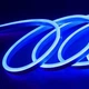 Гнучка світлодіодна неонова LED стрічка NEON 12В + блок на 220В, Синій - зображення 1