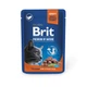 Вологий корм для котів Brit Premium Sterilised pouch 100 г - лосось - зображення 1