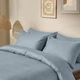 Двуспальное постельное белье сатин CASHMERE Cosas Сизый 180х220 см - изображение 2