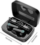 Навушники бездротові Bluetooth TWS M19 8950 у кейсі black - зображення 3