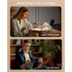 Лампа настільна акумуляторна Glocusent Mini clip-on Book light, зелена - зображення 7