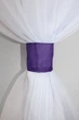 Кухонна занавіска VR-Textil № 067к ламбрекен і тюль фіолетовий з білим 150х170 см (50-248) - зображення 3