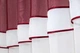 Кухонна занавіска VR-Textil № 018к штора і тюль з ламбрекеном бордовий з молочним 270х170 см (50-216) - изображение 4