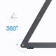 Універсальний тримач для планшета та телефону настільний Baseus Foldable Metal Desktop Holder |6.7-12.9"| Grey - зображення 8