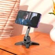 Універсальний Магнітний тримач для телефону на стіл панель HOCO Joy ring magnetic desktop stand HD2 Чорний - зображення 2
