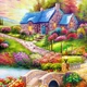 Алмазна вишивка алмазна мозаїка Будинок із дитинства 30x40 OG00249SS - зображення 1