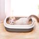 Туалет для кішок з лопаткою Taotaopets 225501 46*38*13 см Coffee - зображення 2