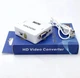 Конвертер для передачі відео та аудіо сигналу / Mini VGA2HDMI / HD video Converter / Білий - зображення 4