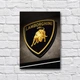 Деревянный постер «Lamborghini» 210х297 мм - изображение 1