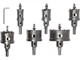 Свердла коронки по металу TCT Ø22-30-35-45-50-65x 103мм, товщ до 25мм, HEXт 3/8" 6шт. YATO (YT-44077) - зображення 1