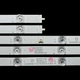 LED підсвітка TV 65" LED65D09A-ZC14AG-06 LED65D09B-ZC14AG-06 30365009217 30365009218 LT-65MCF880 16шт. - изображение 2