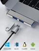 Адаптер Перехідник USB на USB 3.0 Bodasan Gray (W050728) - зображення 2