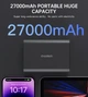 Портативний зарядний пристрій , 27000 mA, Choetech B635-BK чорний - зображення 4