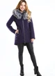 Пальто жіноче VOLANGE 42 Фіолетовий (DS-134826-Purple) - зображення 2