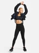 Спортивний топ для фітнесу жіночий Nike W Nk Swsh Med Spt Bra DX6821-010 S Чорний (196608850670) - зображення 4