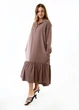 Платье inDresser M Бежевый (IN-F0227Ю034А-Beige) - изображение 3