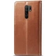 Шкіряний чохол книжка GETMAN Gallant (PU) для Xiaomi Redmi Note 8 Pro Коричневий - зображення 4
