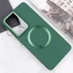TPU чохол Bonbon Metal Style with MagSafe для Samsung Galaxy S21 Ultra Зелений / Army Green - зображення 4