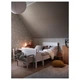 Раздвижная кровать с реечным дном IKEA СУНДВИК, белый, 80x200 см, 490.460.68 - изображение 8