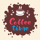 Набор Rosa Start нарисуй картину с трафаретом Coffee Time 20х20 см (4823098540700) - изображение 1