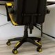 Крісло ігрове GAMING CHAIR OC-810 з підставкою для ніг, колір чорний/жовтий - зображення 10
