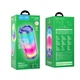 Портативная беспроводная Bluetooth колонка акустика з RGB подсветкой HOCO HC8 Pulsating Colorful Luminous 10W Синяя - изображение 5