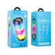 Портативная беспроводная Bluetooth колонка акустика з RGB подсветкой HOCO HC8 Pulsating Colorful Luminous 10W Черный - изображение 7