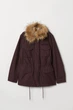 Парка H&M 32 сливовый 6594538 - изображение 1
