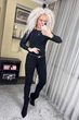 Fashions • Брюки женские на меху Caroline Fashions 62-64 черный (№159(мех)-ол-мн) - изображение 7