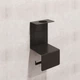 Держатель для туалетной бумаги подвесной металлический (ЛОФТ)"MINIMALISM" черного цвета - изображение 2