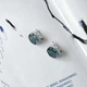 Серебряные серьги с топазом Лондон Блю 8.565ct (2151777) - изображение 6