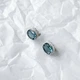Серебряные серьги с топазом Лондон Блю 8.565ct (2151777) - изображение 7
