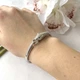 Серебряный браслет с фианитами, вес изделия 15,4 гр (60001912) - изображение 7
