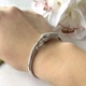 Серебряный браслет с фианитами, вес изделия 15,4 гр (60001912) - изображение 8