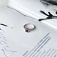 Срібна каблучка з натуральним рубіном 1.745ct, вага виробу 2,87 гр (2152958) - зображення 6