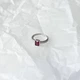 Срібна каблучка з натуральним рубіном 1.745ct, вага виробу 2,87 гр (2152958) - зображення 7