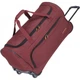 Дорожная сумка на колесах текстильная бордовая Travelite Basics Fresh TL096277-70 - изображение 1