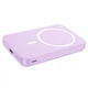 Павербанк з бездротовою зарядкою Qi 15W Hoco J109 Magnetic Wireless Fast Charge 2в1 5000 mAh 20W Pink - изображение 3