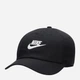 Czapka z daszkiem dziecięca Nike K Nk Club Cap Us Cb Fut Wsh FB5063-010 Czarna (196606810164) - obraz 1