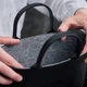 Кожаный чехол для MacBook Pro 16" 2019-2025 INCARNE Stem Черный - изображение 6
