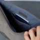 Кожаный чехол для MacBook Pro 16" 2019-2025 INCARNE Message Серый - изображение 7