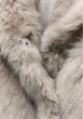 Женская эко шуба Zara короткая из искусственного меха укороченная бежевый S - изображение 3