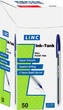 Набор ручек шарико-масляных Linc Ink Tank 0.6 мм 50 шт Красных (412218) - изображение 2