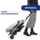 Прогулочная коляска Chicco Trolley Me Серая (79865.28) - изображение 3