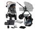 Універсальний візочок 3 в 1 Kinderkraft Xmoov CT Light Gray (KSXMOV00LGR3000) - зображення 1
