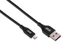 Кабель USB-A > microUSB заряджання/синхронізації 2E 1м, Glow, чорний - зображення 3
