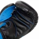 Рукавички для боксу шкіряні на липучці Top King Boxing 0363 12 унцій Black-Blue - зображення 4